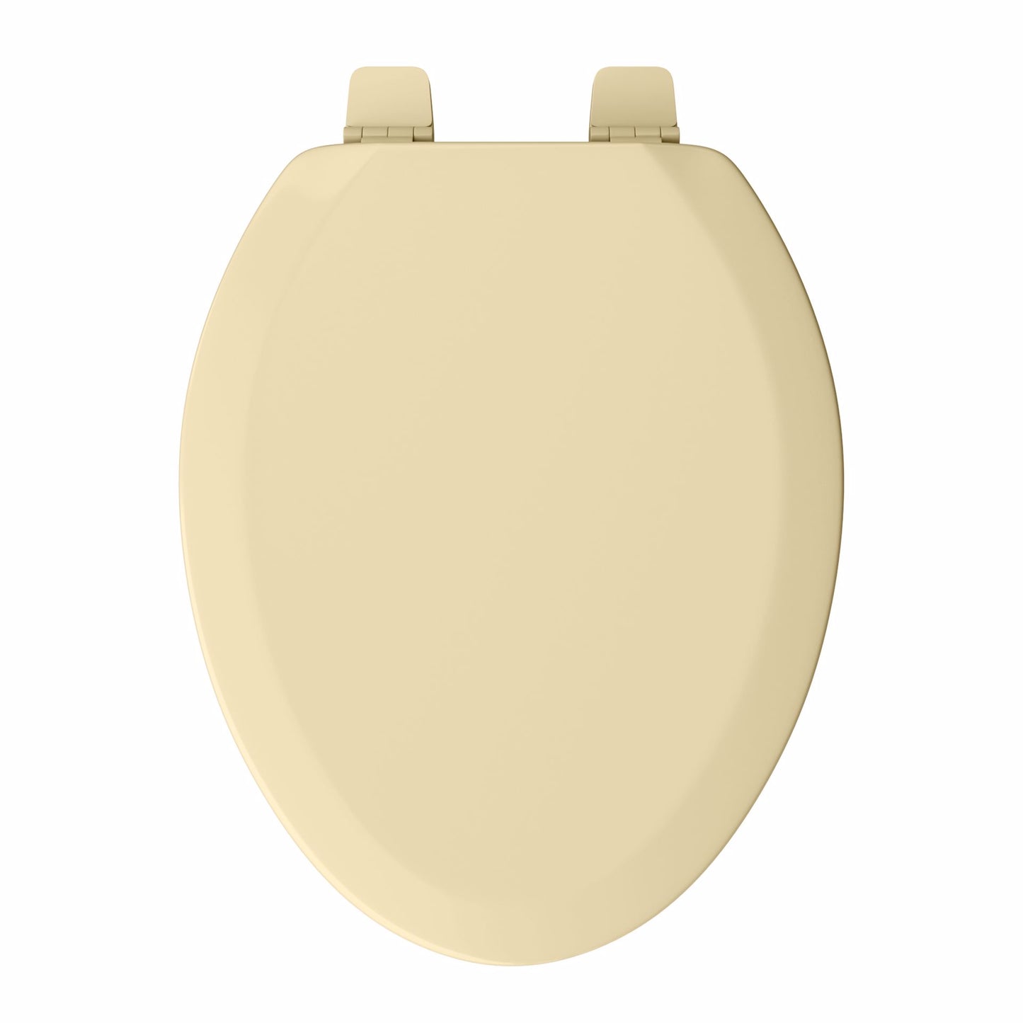 Jones Stephens C014WD50 Citron Yellow Deluxe Molded Wood Toilet Seat, Closed Front with Cover, Elongated