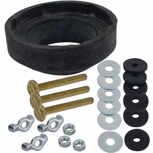 Jones Stephens C03273 5/16" x 3" Tank to Bowl Bolt Kit fits American Standard® with Three Bolts