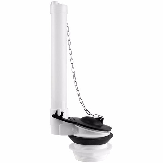 Jones Stephens C05070 2" Plastic Flush Valve and Rubber Flapper with Stainless Steel Chain