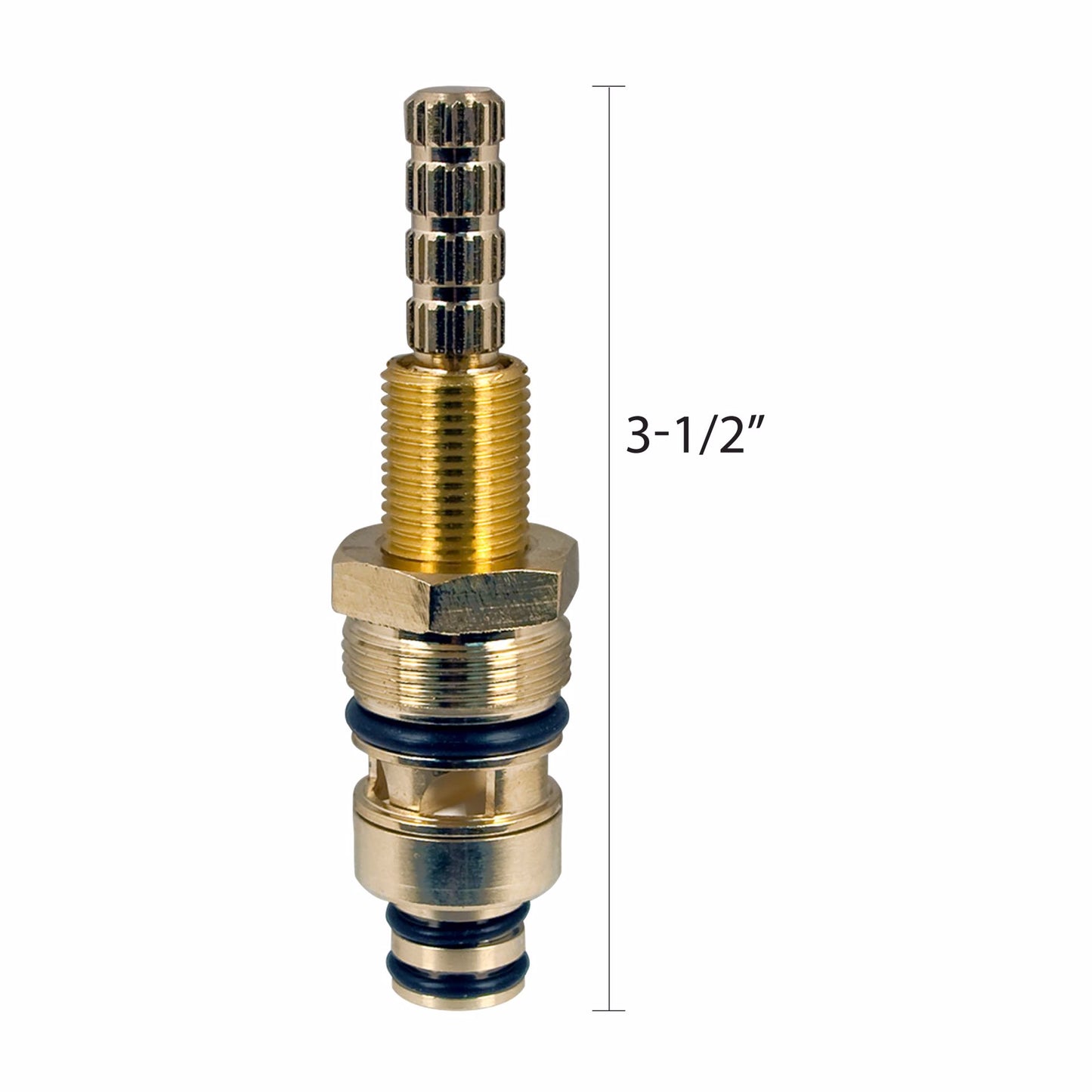 Jones Stephens C07625 Hot Widespread Lavatory Ceramic Stem fits Harden®, 3-1/2" Overall Length