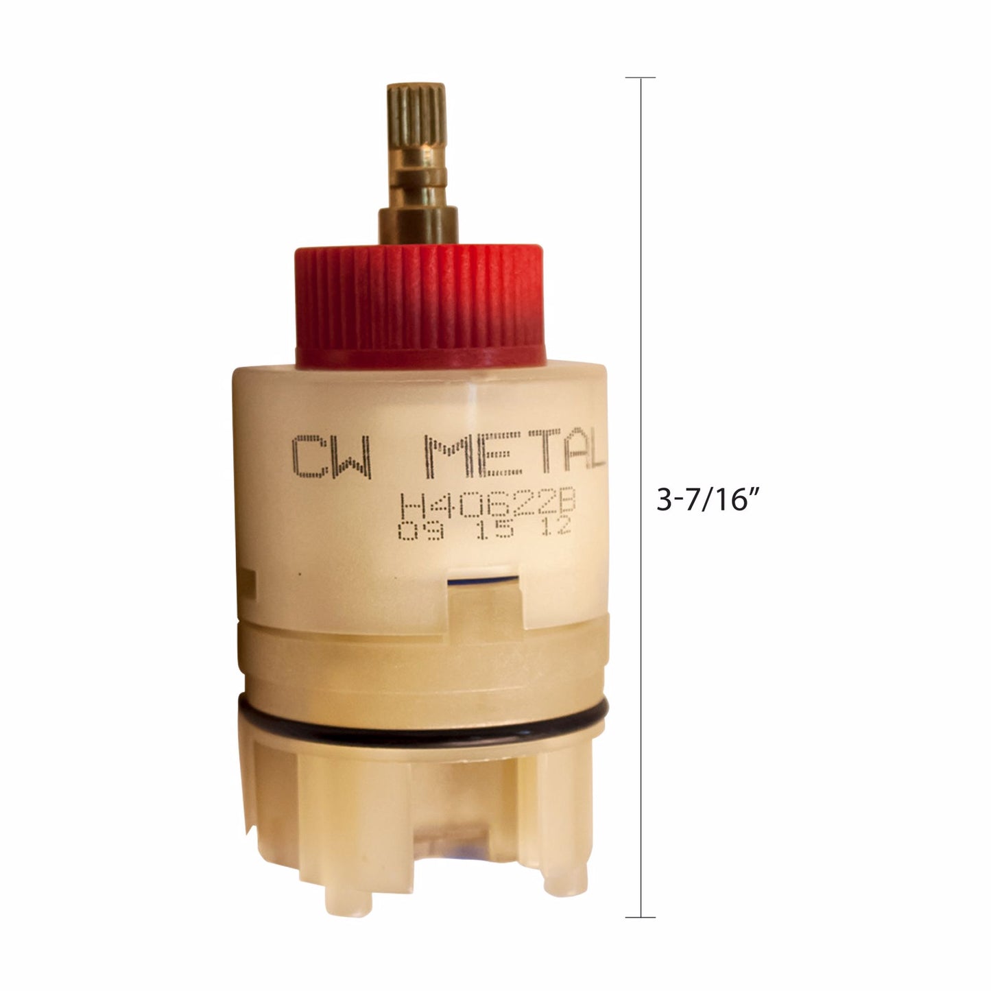 Jones Stephens C07655 40MM (1-9/16") Pressure Balanced Tub/Shower Cartridge fits Glacier Bay®, 3-7/16" Overall Length