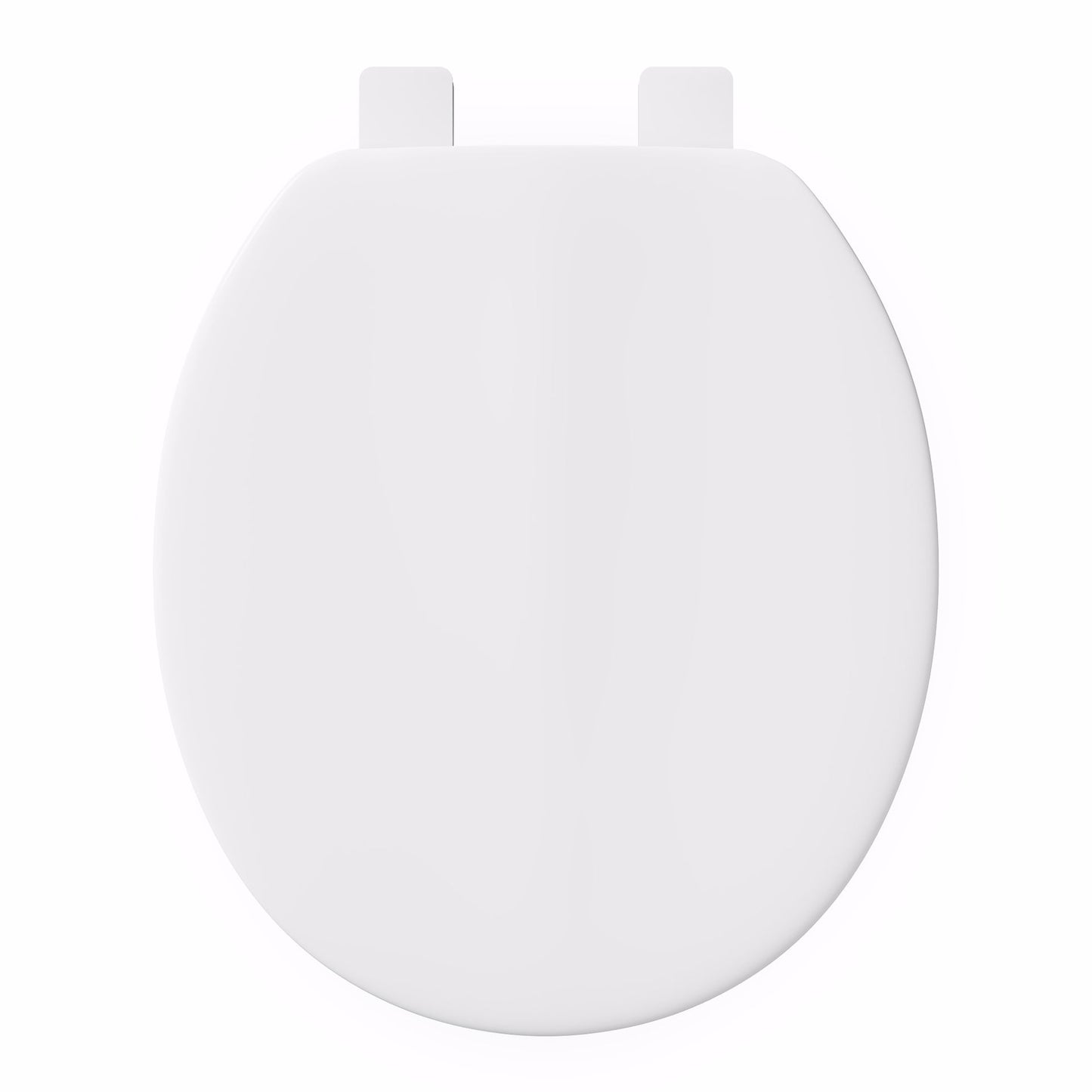Jones Stephens C1010TK00 White Standard Plastic Toilet Seat, Closed Front with Cover, Round, Bulk Pack of 10
