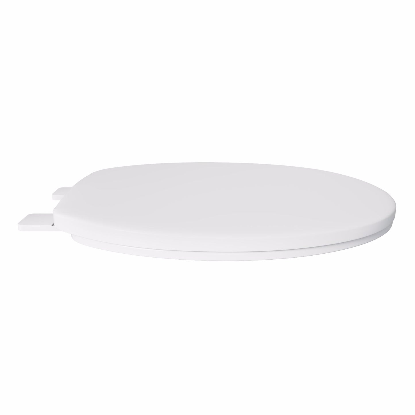 Jones Stephens C1010TK00 White Standard Plastic Toilet Seat, Closed Front with Cover, Round, Bulk Pack of 10