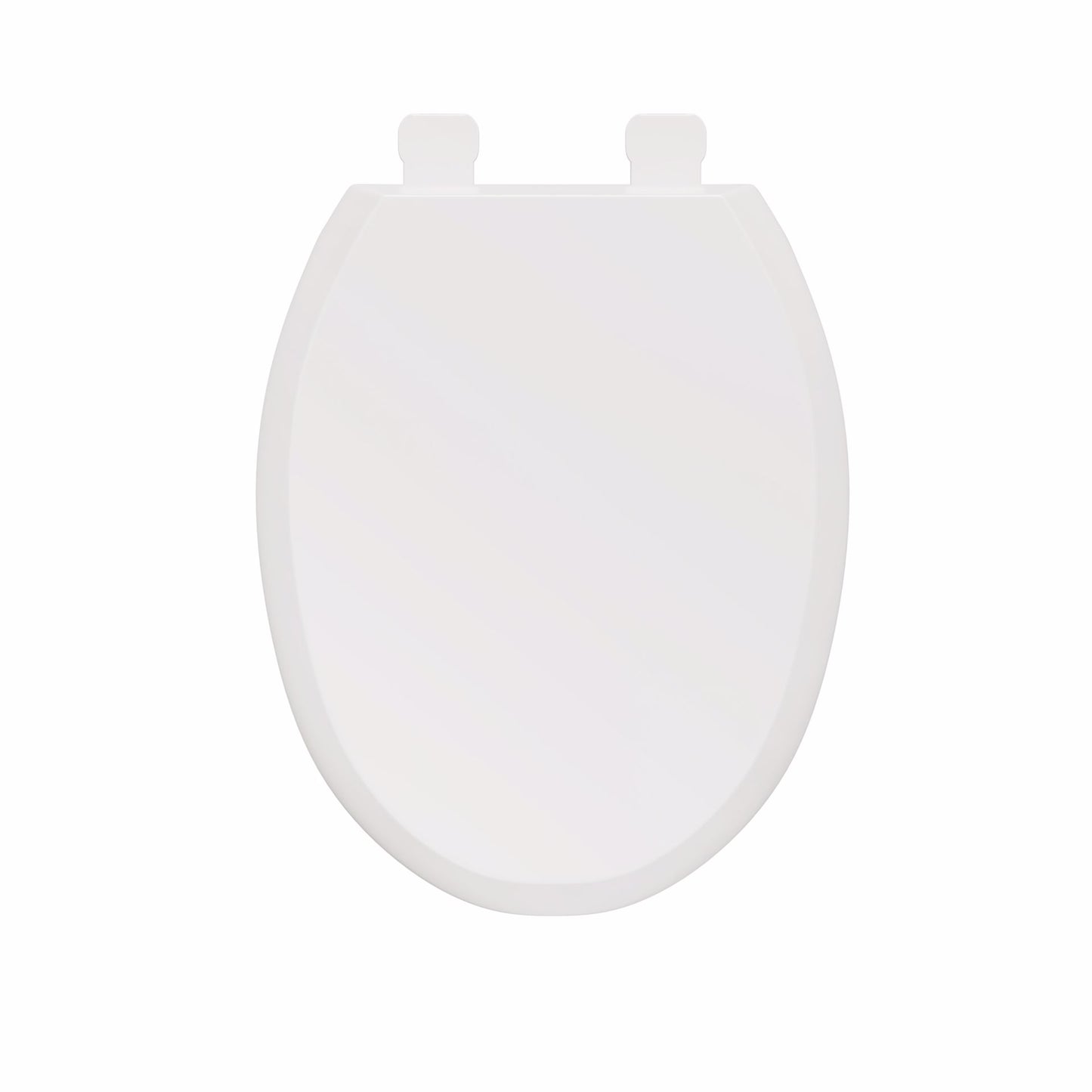 Jones Stephens C1211S00 White Deluxe Plastic Toilet Seat, Closed Front with Cover, Slow-Close and QuicKlean® Hinges, Elongated