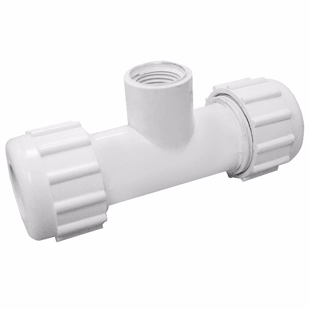Jones Stephens C17075 3/4" PVC Compression Tee