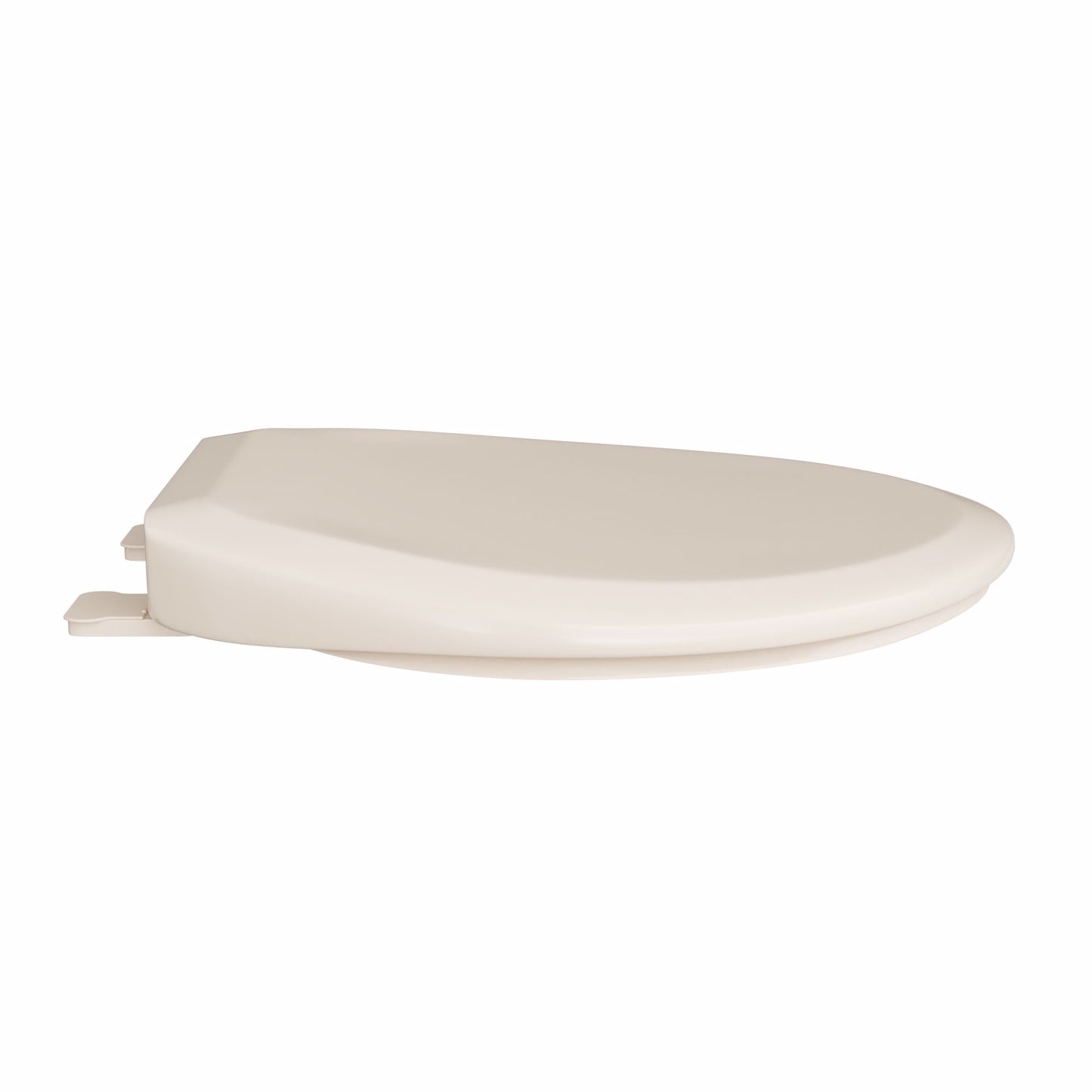 Jones Stephens C2200S02 Biscuit Premium Plastic Toilet Seat, Closed Front with Cover, Slow-Close and QuicKlean® Hinges, Elongated