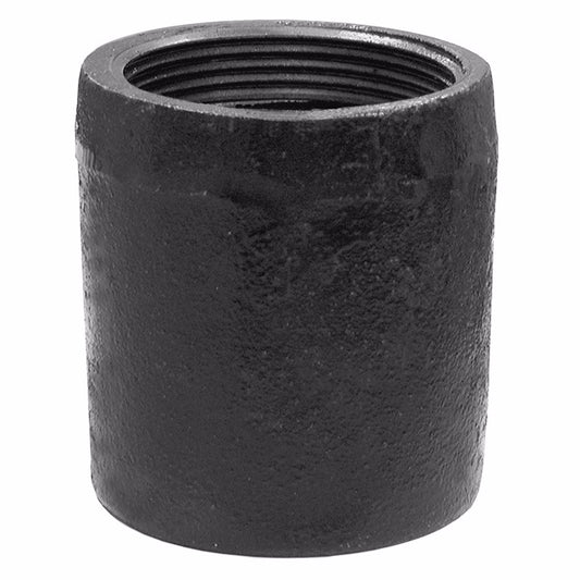 Jones Stephens C37003 3" Plain End, Long Pattern, Cast Iron Cleanout with 2-1/2" Tap size - 4" Height