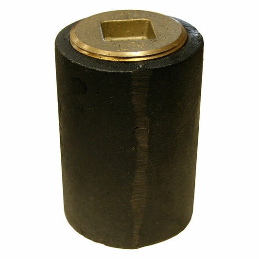 Jones Stephens C39104 4" Plain End Cast Iron Cleanout-Short Pattern with 3" Countersunk Southern Code Plug - 3" Height