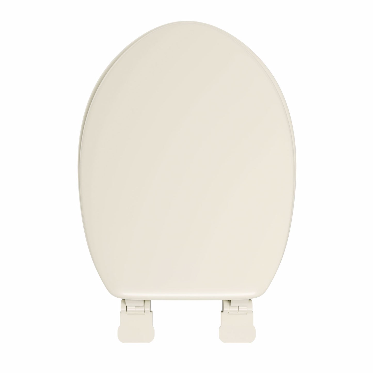 Jones Stephens C3B5E201 Bone Soft Toilet Seat, Closed Front with Cover, QuicKlean® Hinges, Elongated