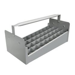 Jones Stephens N70020 Steel Nipple Caddy Tray, 1-1/4" Size, 40 pc Capacity (18" x 8" x 6-1/2")