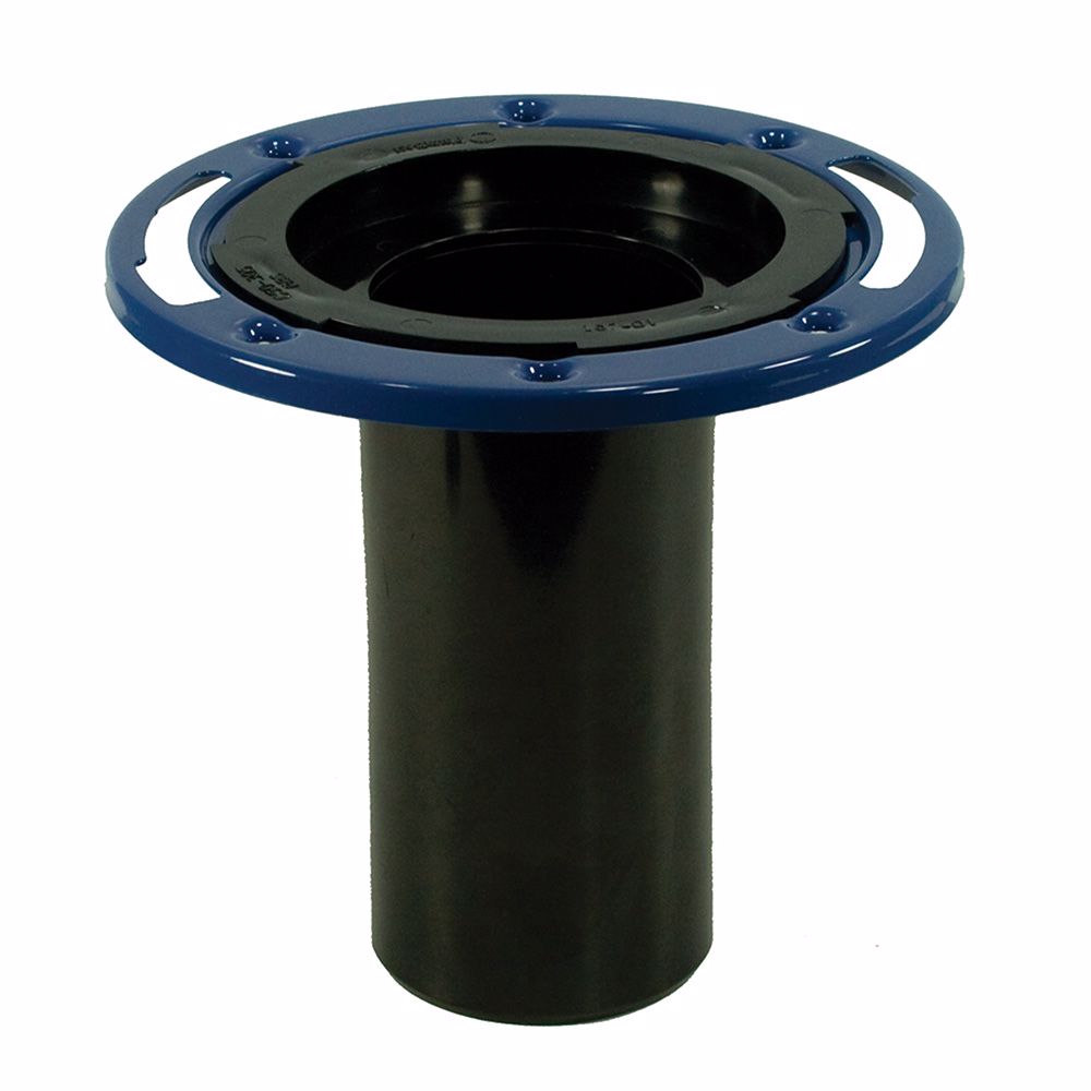 Jones Stephens C50305 3" ABS Closet Flange with 6" Barrel and Metal Ring