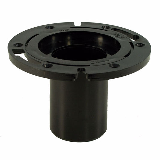 Jones Stephens C50307 3" ABS Closet Flange with 4" Barrel and Plastic Ring