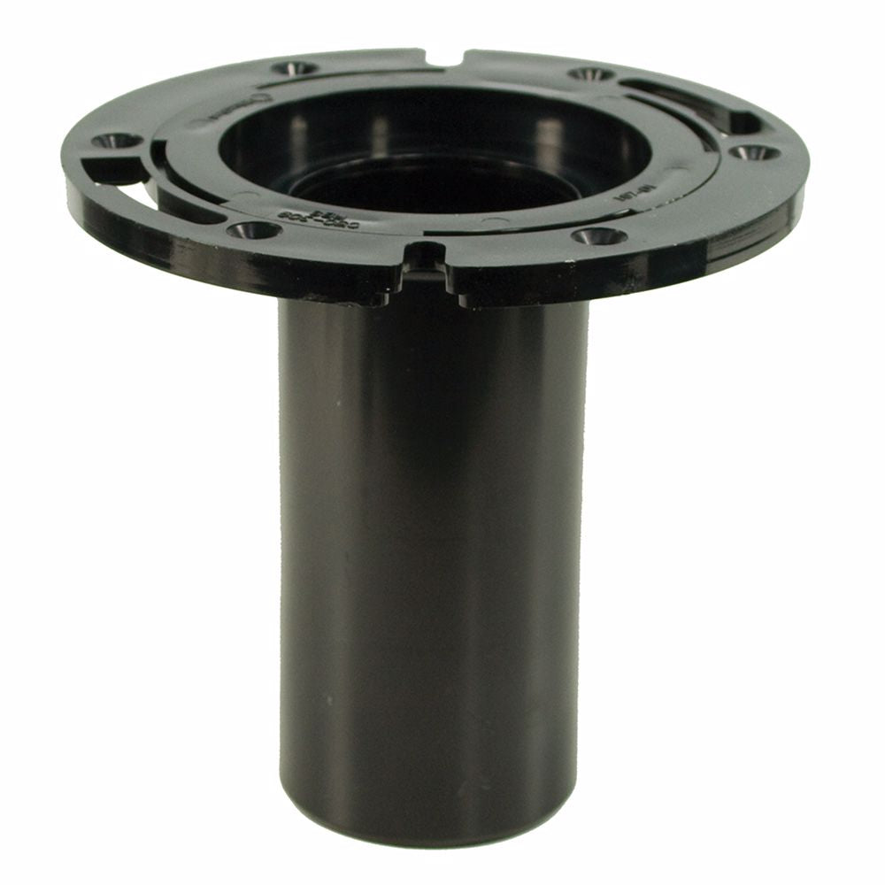 Jones Stephens C50309 3" ABS Closet Flange with 6" Barrel and Plastic Ring