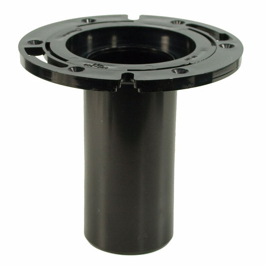 Jones Stephens C50309 3" ABS Closet Flange with 6" Barrel and Plastic Ring