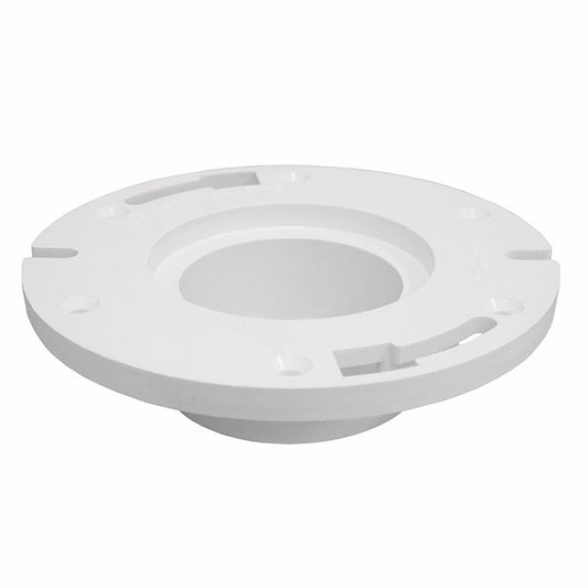 Jones Stephens C51350 3" PVC Spigot Fit Closet Flange less Knockout
