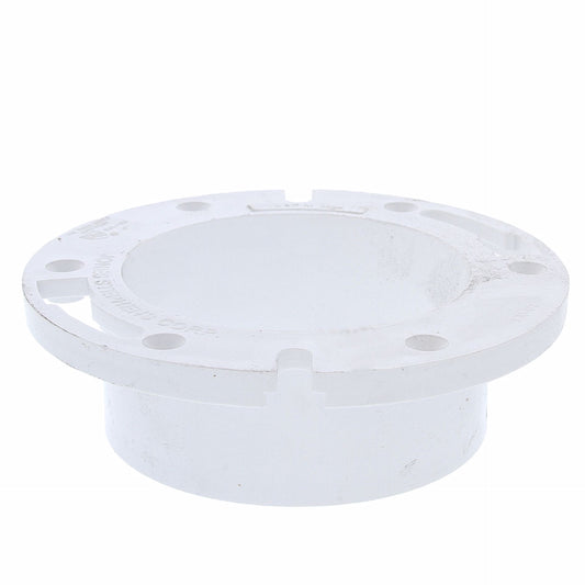 Jones Stephens C51400 4" PVC Closet Flange less Knockout