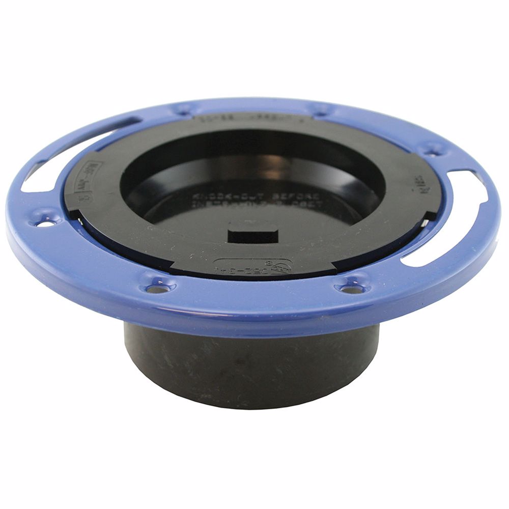Jones Stephens C52401 4" ABS Closet Flange with Metal Ring and Knockout
