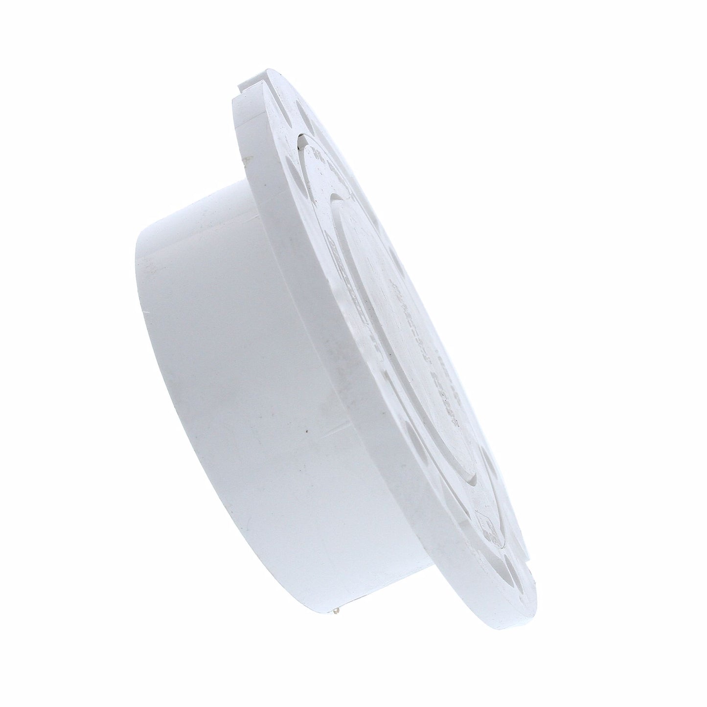 Jones Stephens C52402 4" PVC Closet Flange with Plastic Swivel Ring and Knockout
