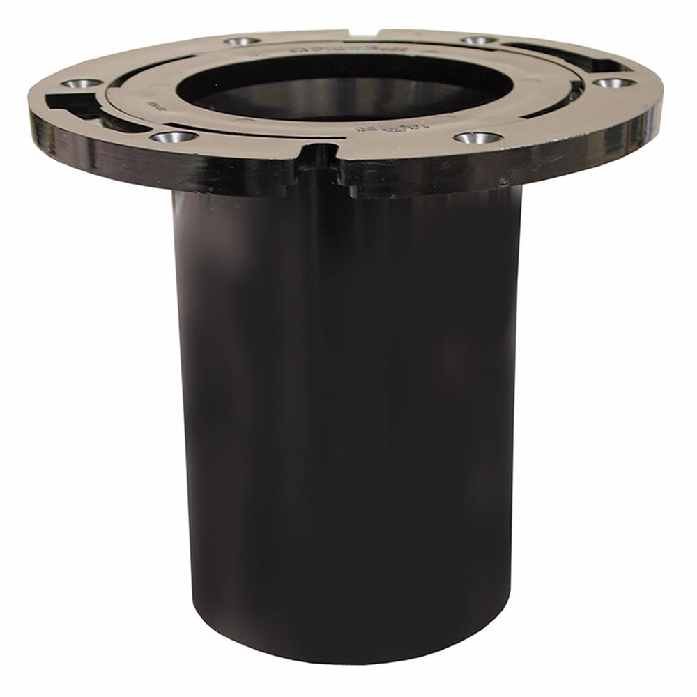 Jones Stephens C53701 3" x 4" ABS Closet Flange with Adjustable Plastic Ring