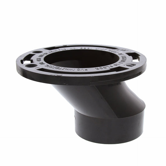 Jones Stephens C54341 3" x 4" ABS Offset Closet Flange