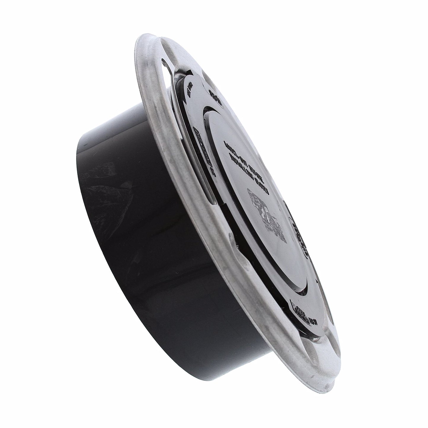 Jones Stephens C58040 4" ABS Closet Flange with Stainless Steel Ring and Knockout