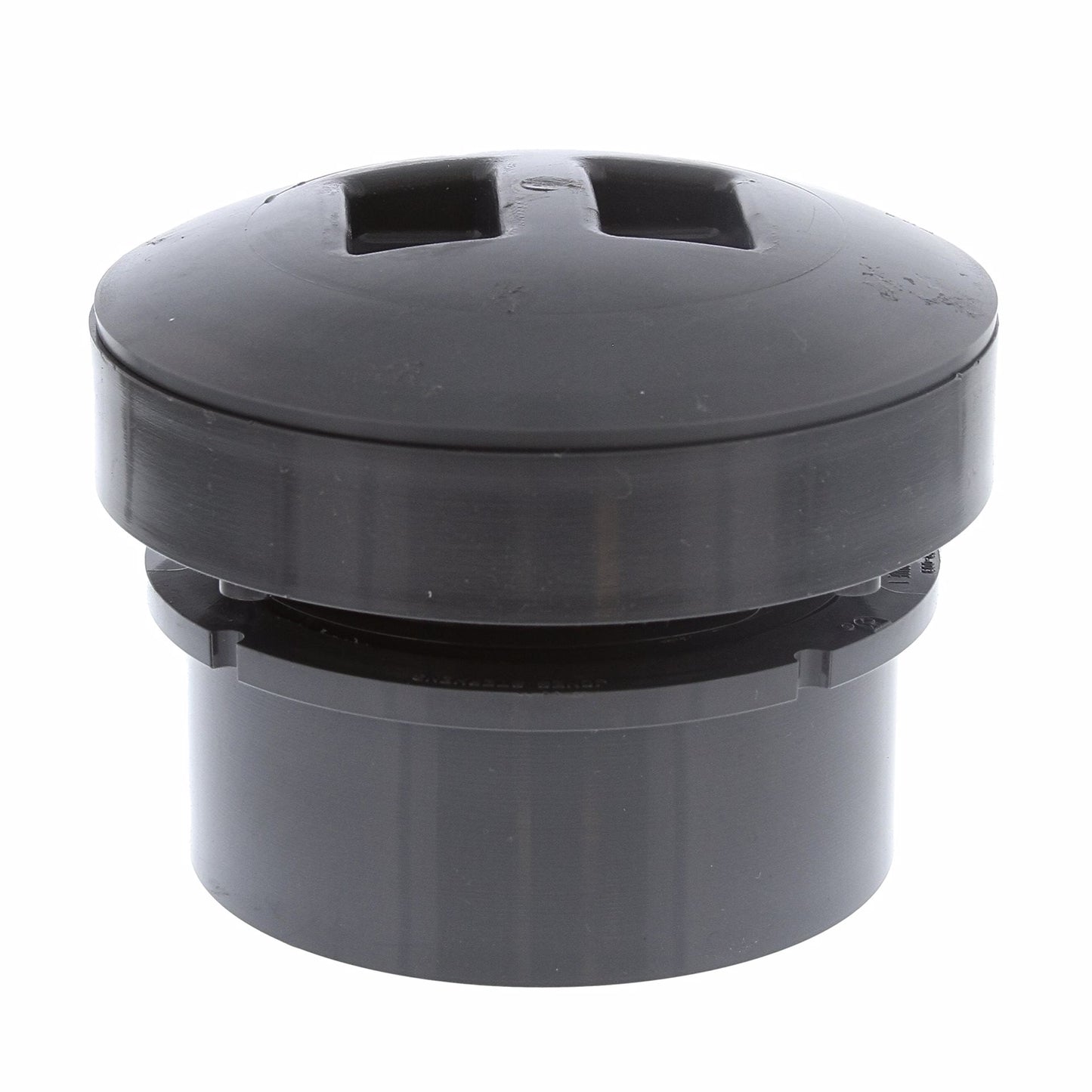 Jones Stephens C59240 4” LevelBest® Complete Hub Fit Cleanout System with 3” Plastic Spud and 5” Nickel Bronze Cover