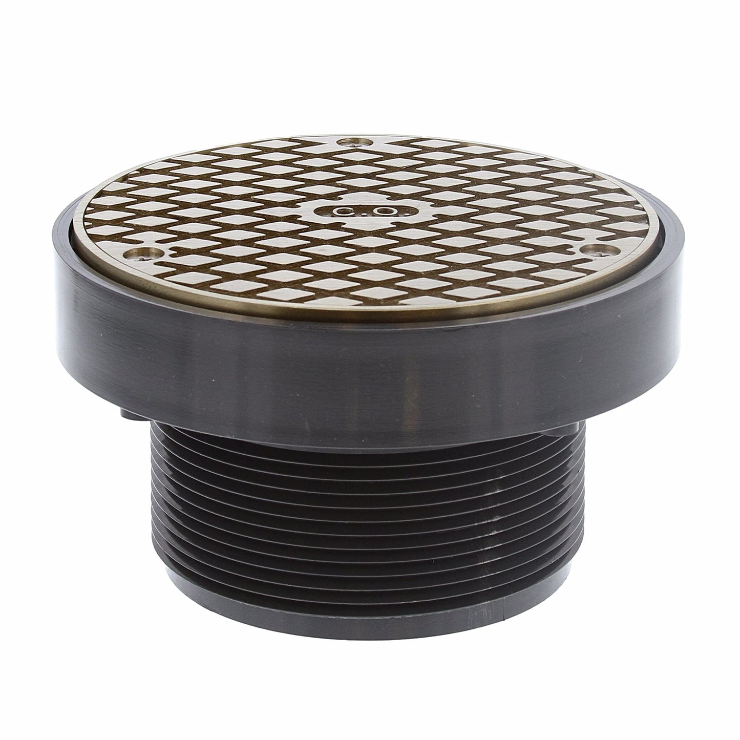 Jones Stephens C59245 4" LevelBest® Complete Pipe Fit Cleanout System with 3" Metal Spud and 5" Nickel Bronze Cover