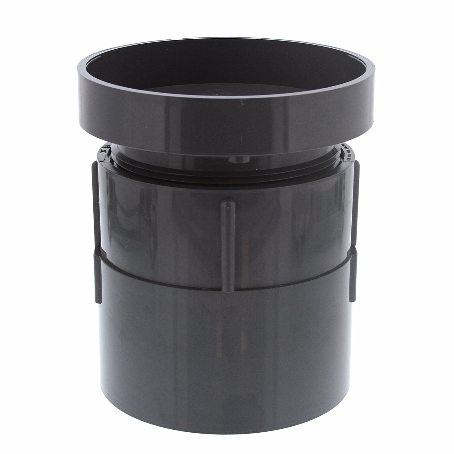Jones Stephens C59250 4" LevelBest® Complete Pipe Fit Cleanout System with 3-1/2" Plastic Spud and 5" Nickel Bronze Round Cover