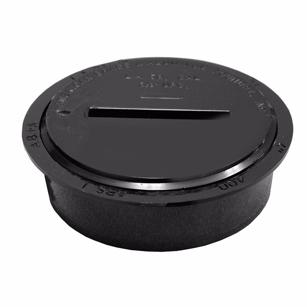 Jones Stephens C60012 4" ABS Internal Pipe Cleanout with 3-1/2" IPS Countersunk Plug
