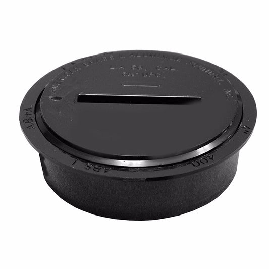 Jones Stephens C60012 4" ABS Internal Pipe Cleanout with 3-1/2" IPS Countersunk Plug
