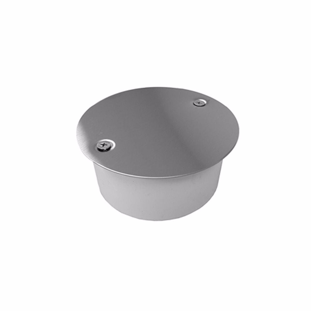 Jones Stephens C60013 3" PVC Snap-in Access Fitting with Stainless Steel Strainer