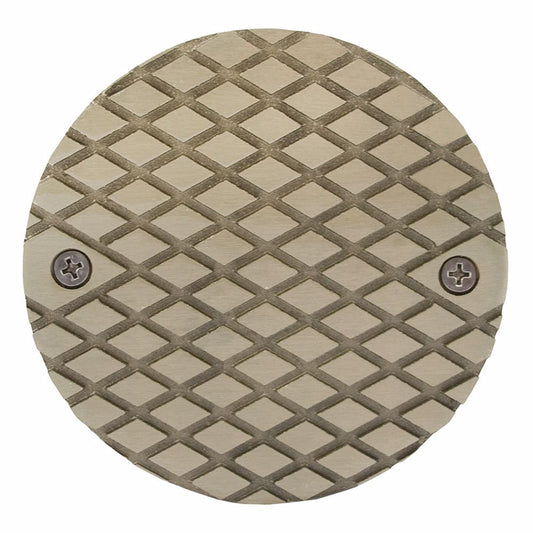 Jones Stephens C60504 4" Nickel Bronze Round Cast Cleanout Cover