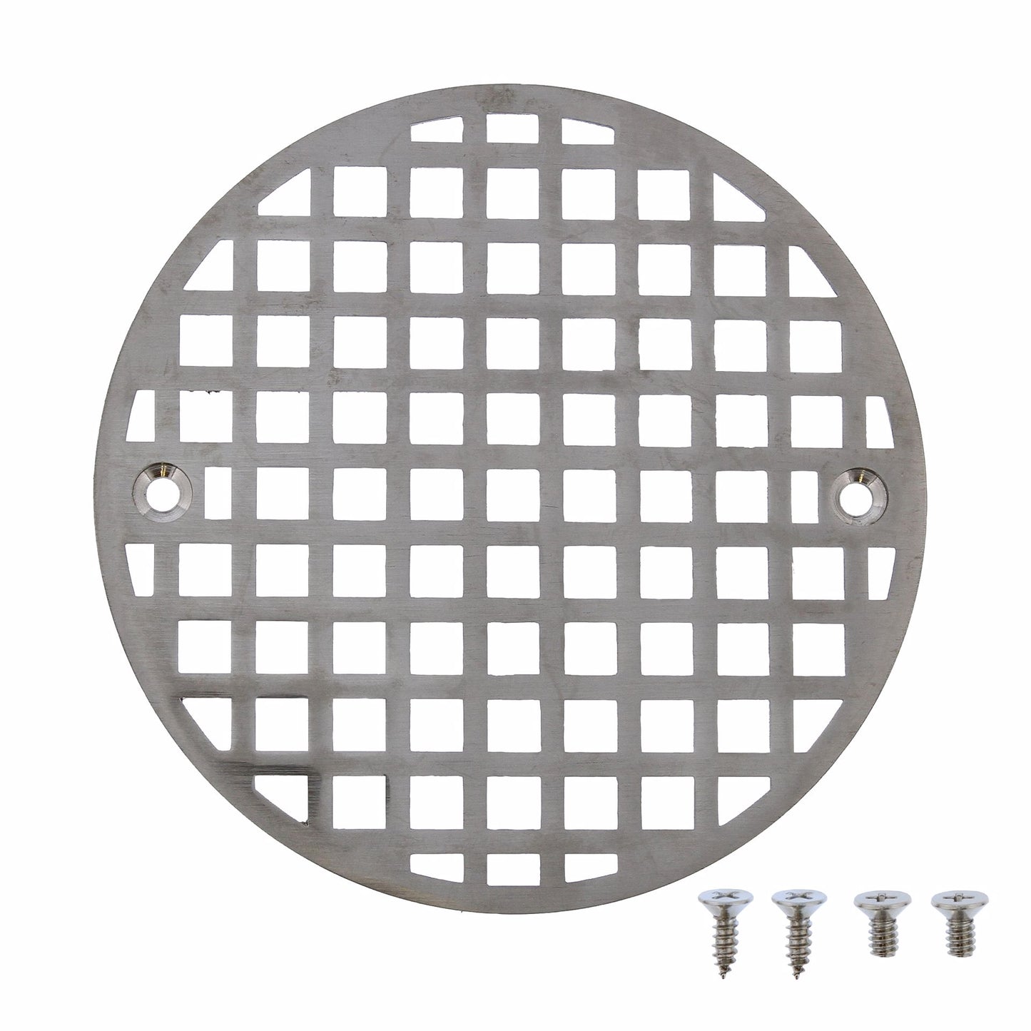 Jones Stephens C6084BN Brushed Nickel 5.196" Round Cast Brass Heavy Duty Strainer