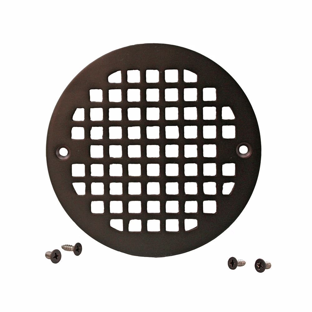 Jones Stephens C6084RB Oil Rubbed Bronze 5.196" Round Cast Brass Heavy Duty Strainer