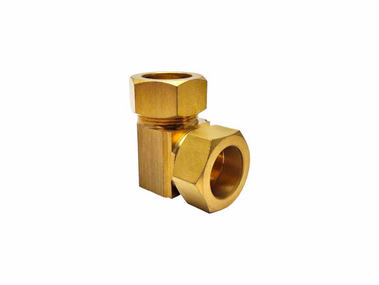 Jones Stephens C74112LF 7/8" Brass Compression 90° Elbow
