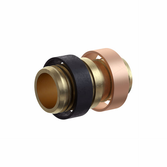 Jones Stephens C76101LF 3/4" F1807 Brass PEX to Poly Adapter, Bag of 25
