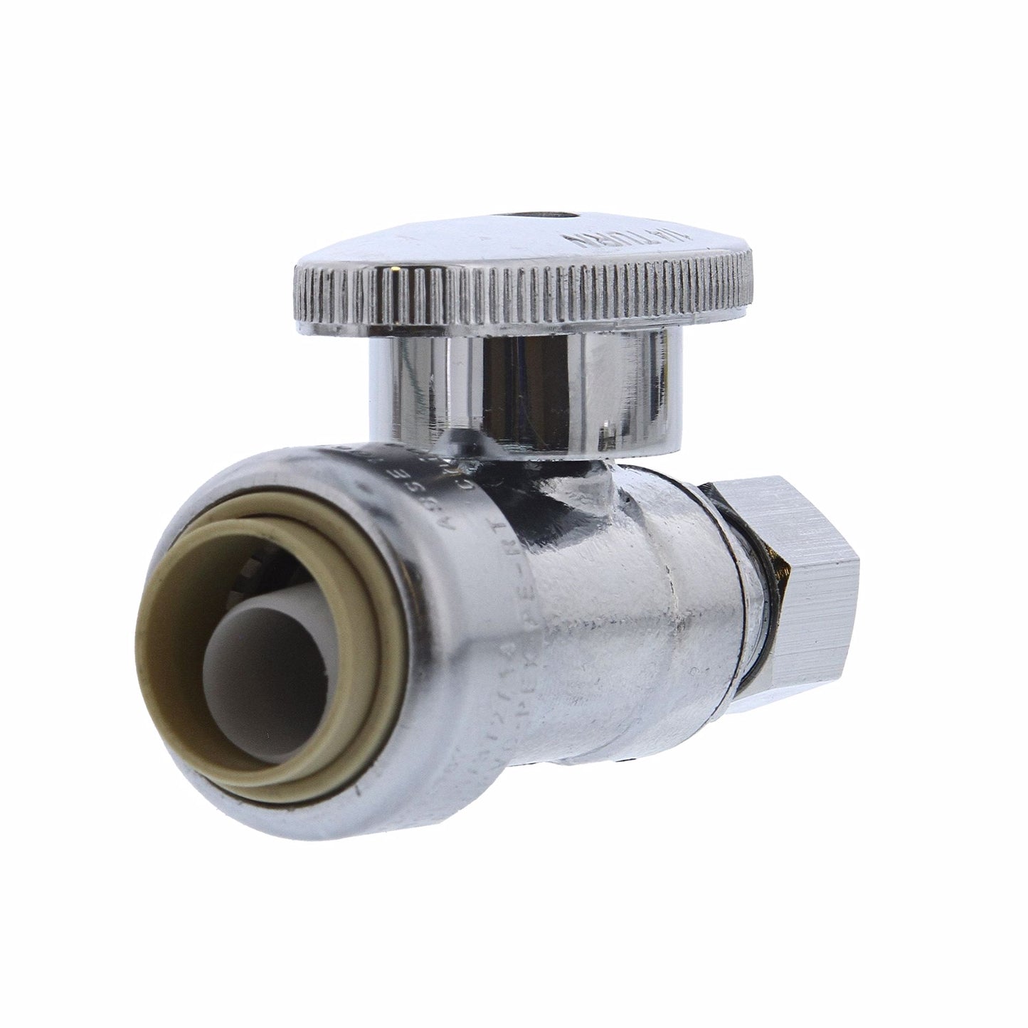 Jones Stephens C76570LF 1/2" x 3/8" OD COMP PlumBite® Push On Supply Stop, Straight