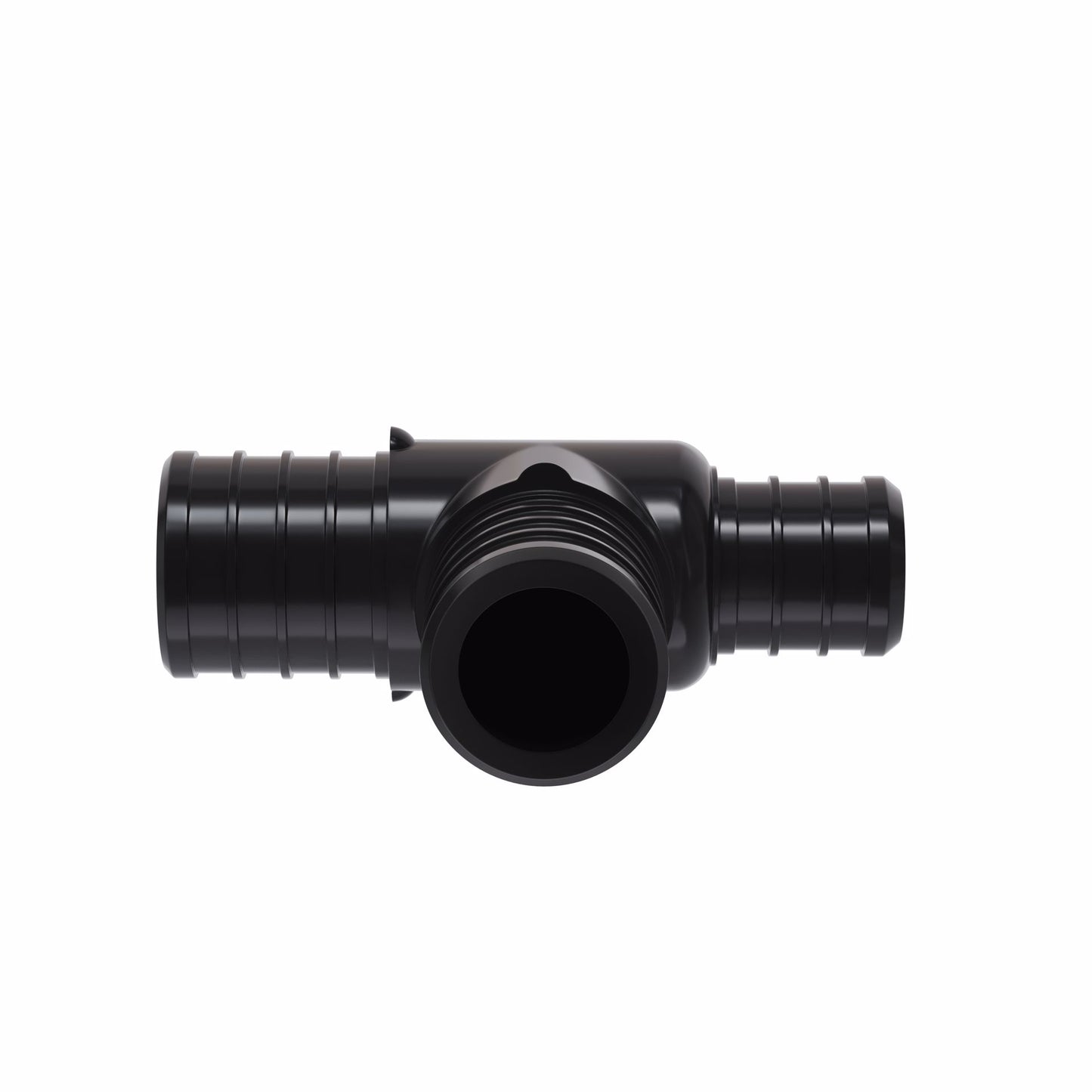 Jones Stephens C76776 1" x 3/4" x 1" F2159 Poly PEX Reducing Tee, Bag of 25