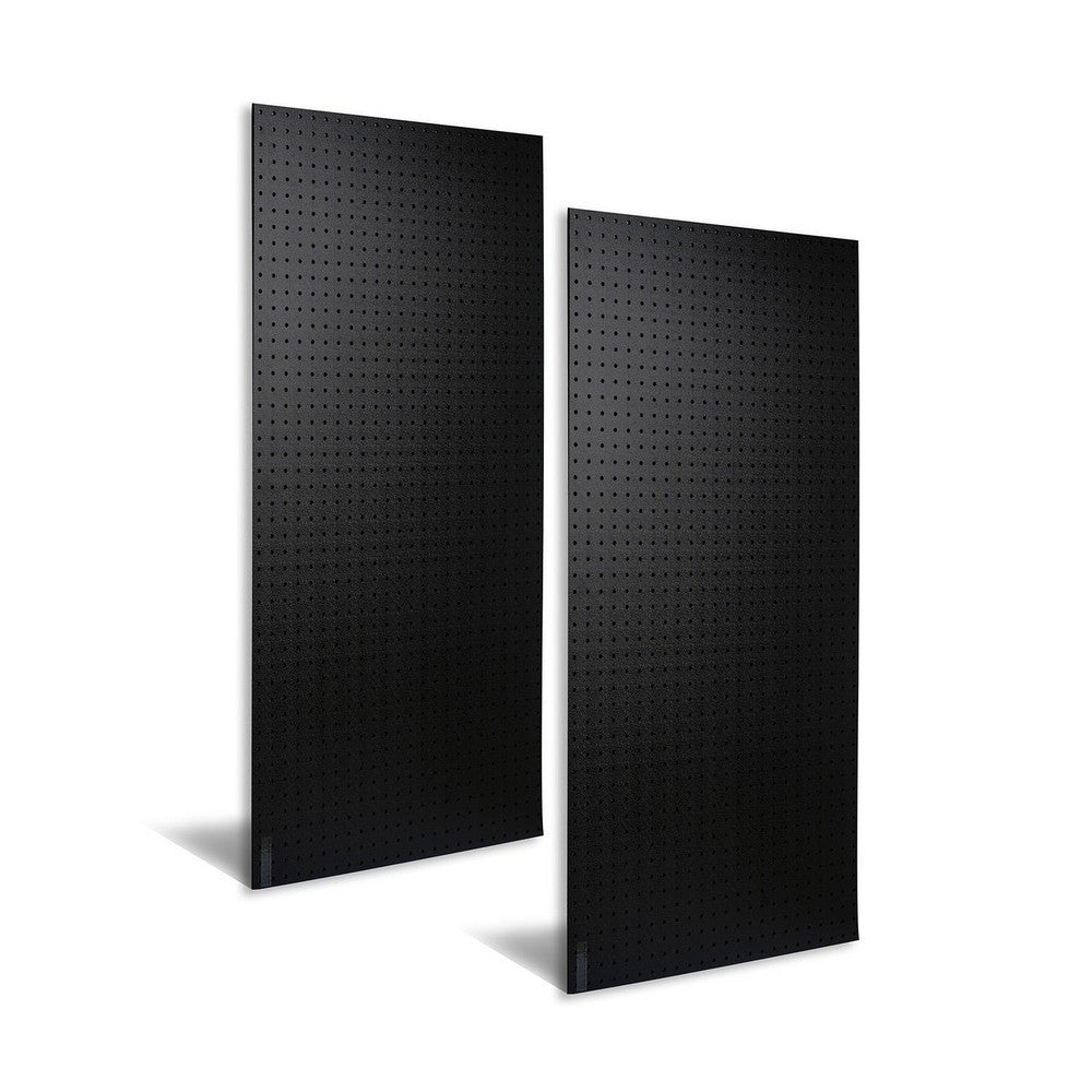 Triton Products DB-2BK (2) 24" x 48" x 1/4" Black DuraBoard Pegboards