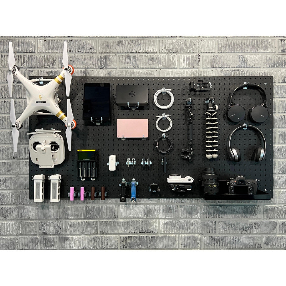 Triton Products DB-4BK (4) 24" x 48" x 1/4" Black DuraBoard Pegboards