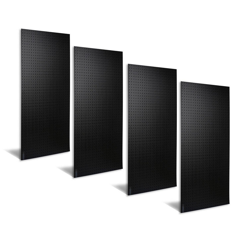 Triton Products DB-4BK (4) 24" x 48" x 1/4" Black DuraBoard Pegboards