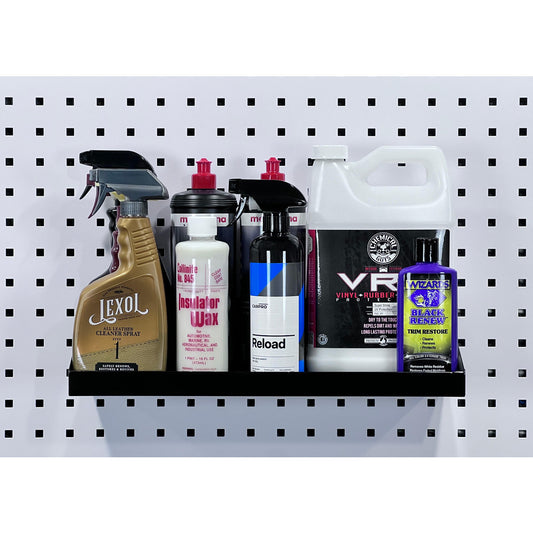 Triton Products 56186-BLK 18" W x 6-1/2" D Black LocHook Shelf