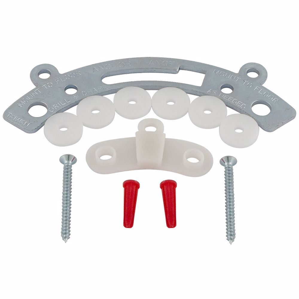 Jones Stephens C87200 Closet Spanner Flange Kit with Anchors and Screws