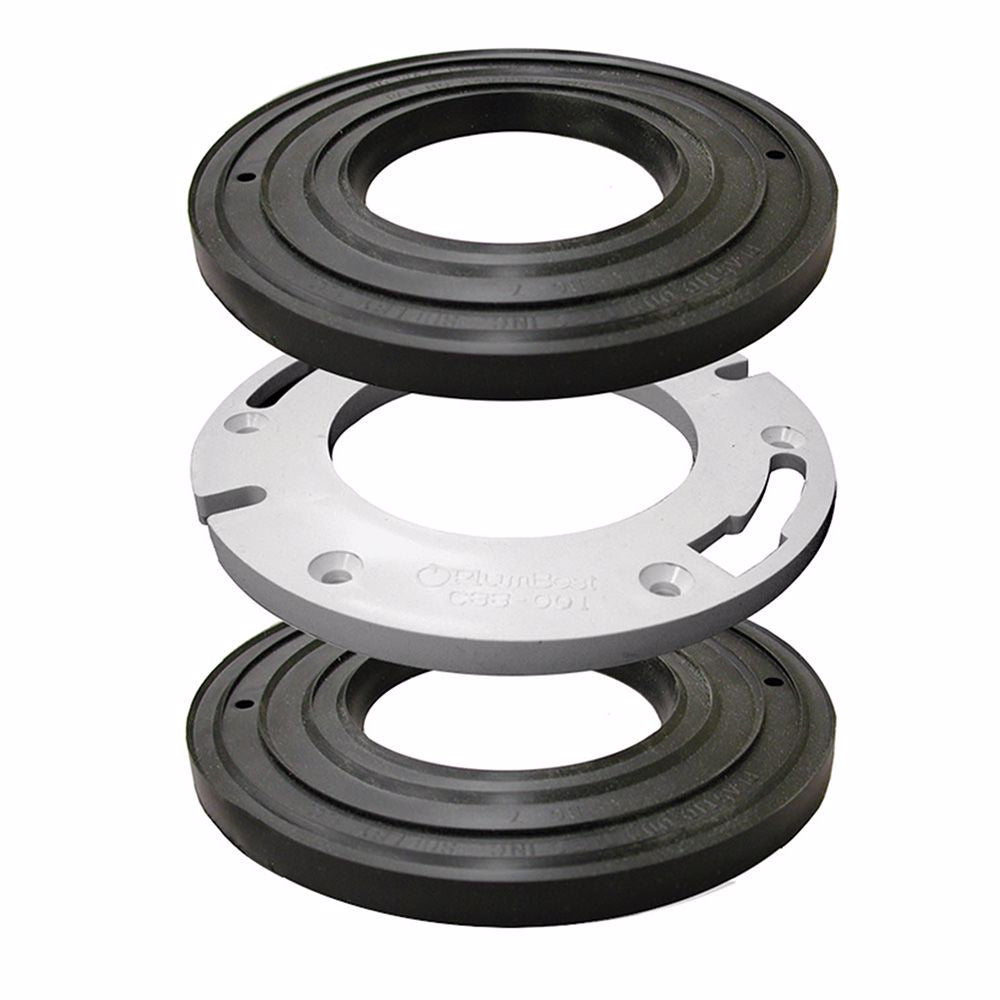 Jones Stephens C88600 Closet Flange Spacer Kit with a 1/2" Extender and Waxless Gaskets