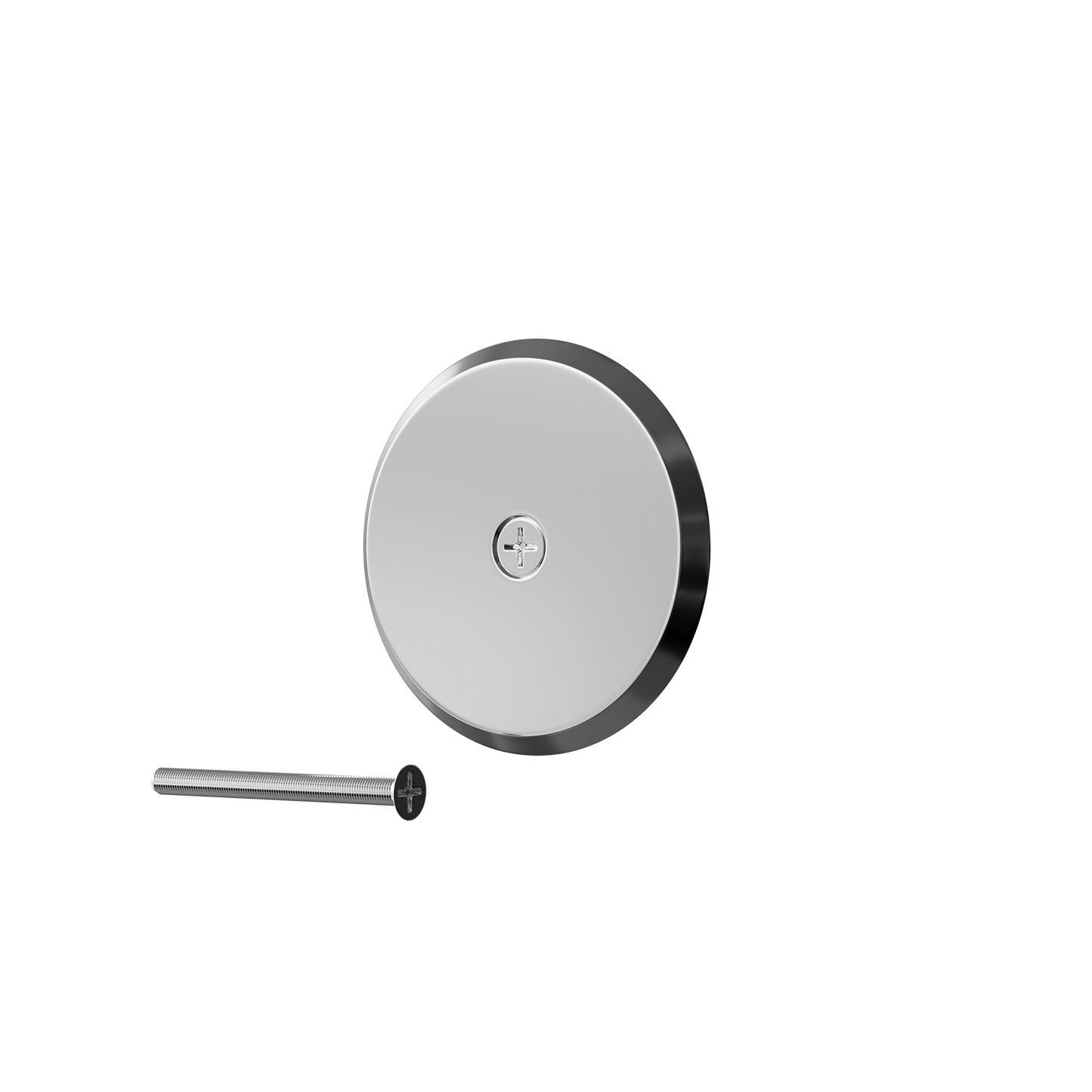 Jones Stephens C90014 4" Stainless Steel Cleanout/Extension Cover, Wall Mount with 4" Bolt (24 Gauge)