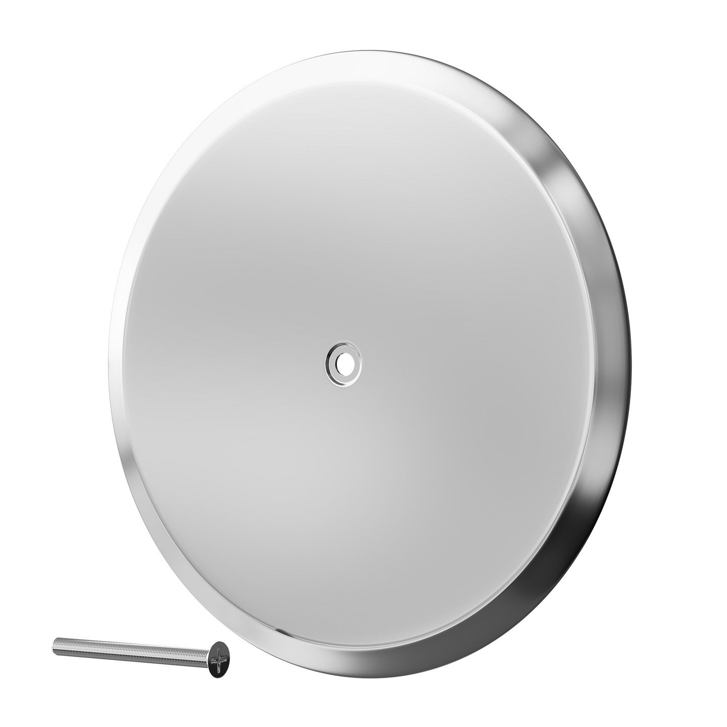 Jones Stephens C90019 10" Stainless Steel Cleanout/Extension Cover, Wall Mount with 4" Bolt (24 Gauge)