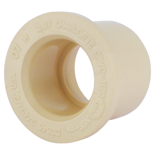 Jones Stephens CTB3412 3/4" x 1/2" CPVC CTS Reducing Bushing, SPG x S
