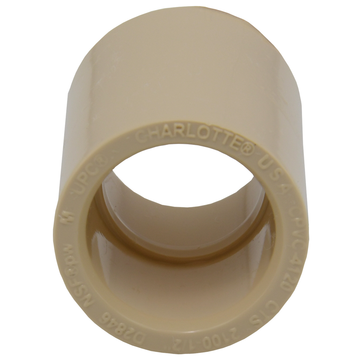 Jones Stephens CTC012 1/2" CPVC CTS Coupling, S x S
