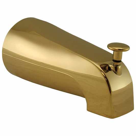 Jones Stephens D03001 Polished Brass PVD 1/2" FIP Diverter Spout with Nose Connection