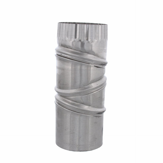 Jones Stephens D04013 3" x 90° Aluminum Duct Elbow for Dryer Vent